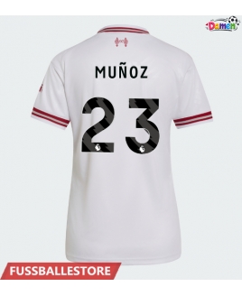 Günstige Liverpool Victor Munoz #23 Auswärtstrikot Damen 2026-27 Kurzarm